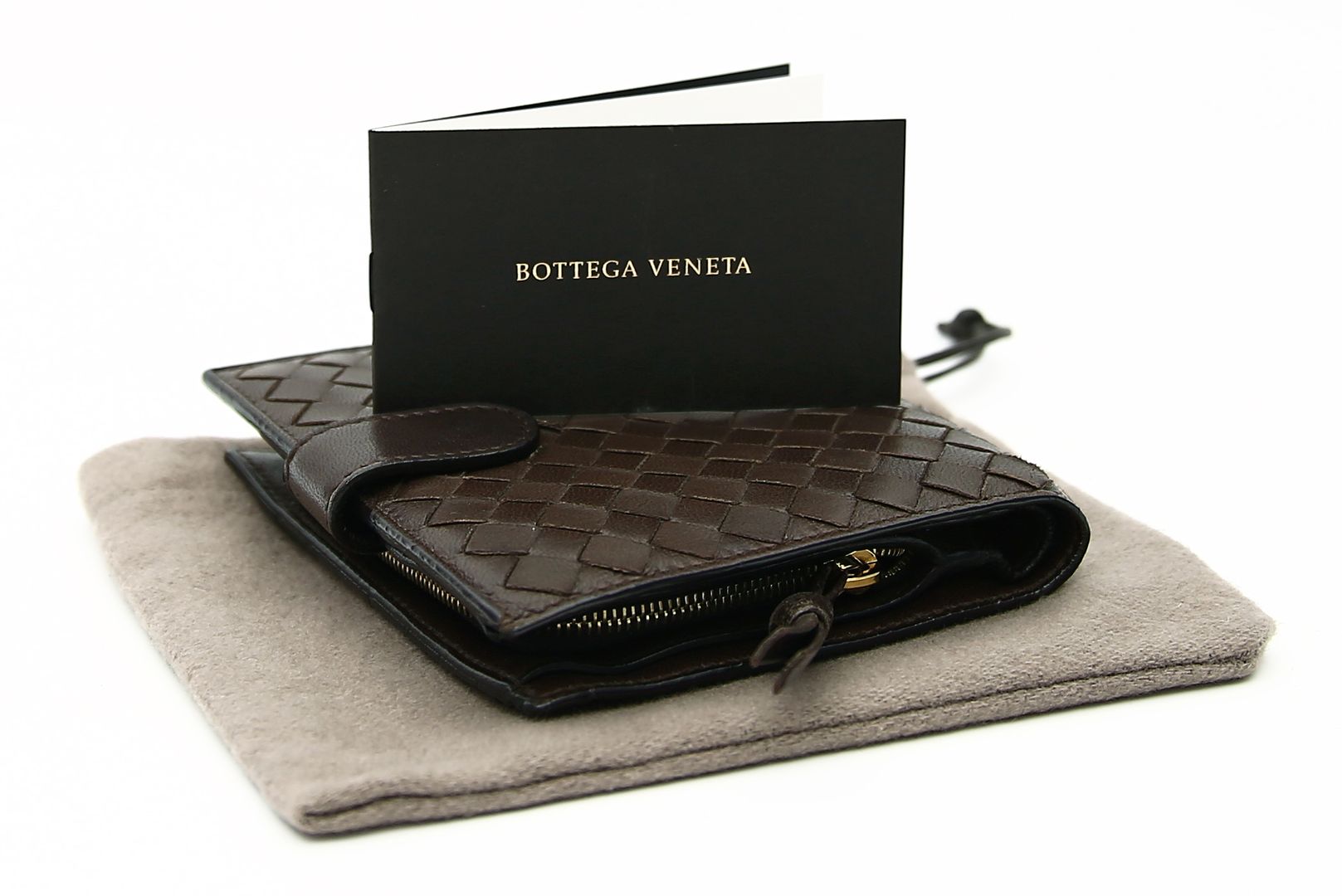 Portemonnaie "Bi-Fold Zipper", Bottega Veneta.