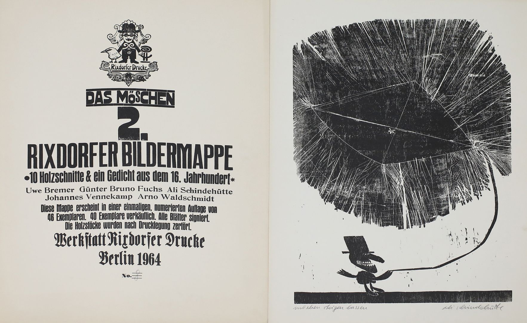 Künstlermappe "Rixdorfer Bildermappe", 1964