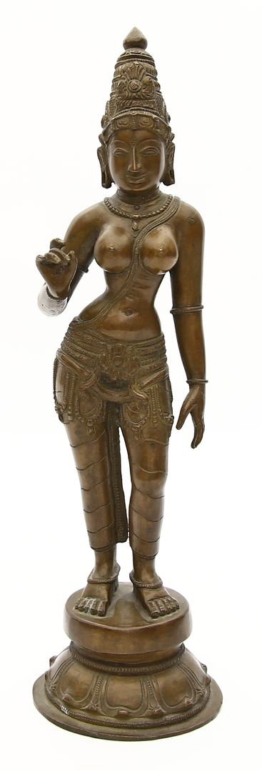Skulptur "stehende Parvathi".