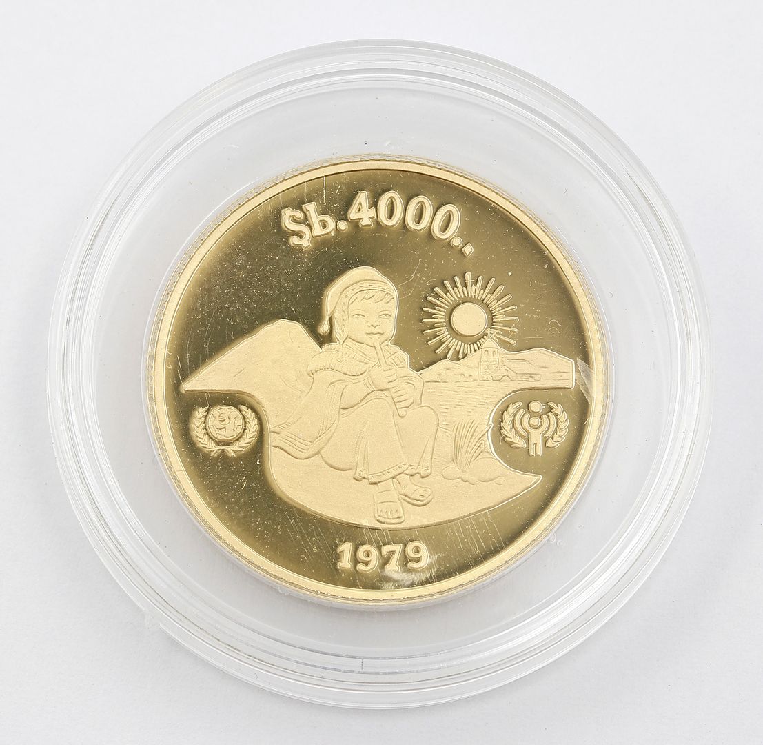 Bolivianische Republik, 4000 Pesos Bolivianos, 1979.