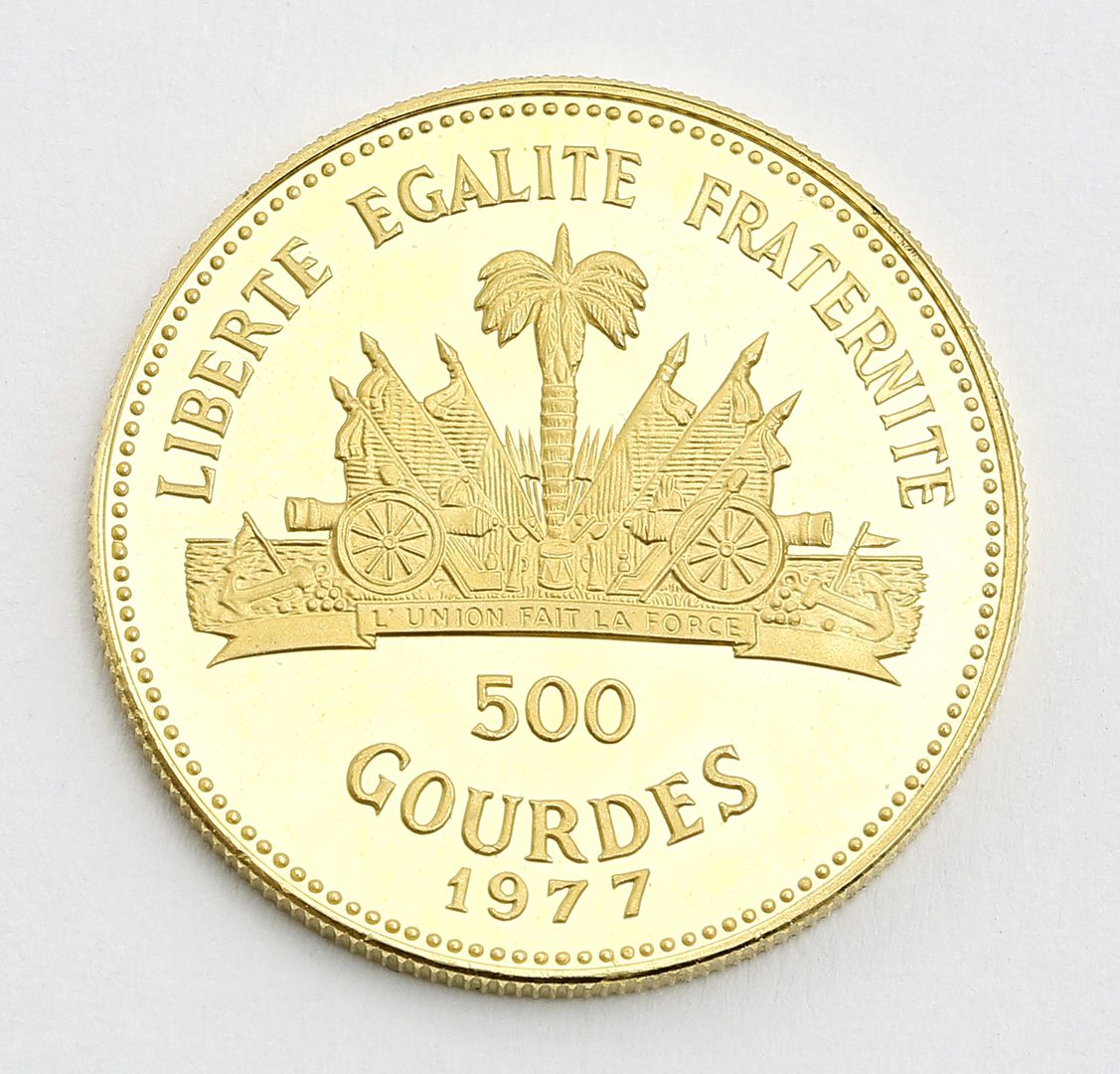 Republik Tahiti, 500 Gourdes 1978.