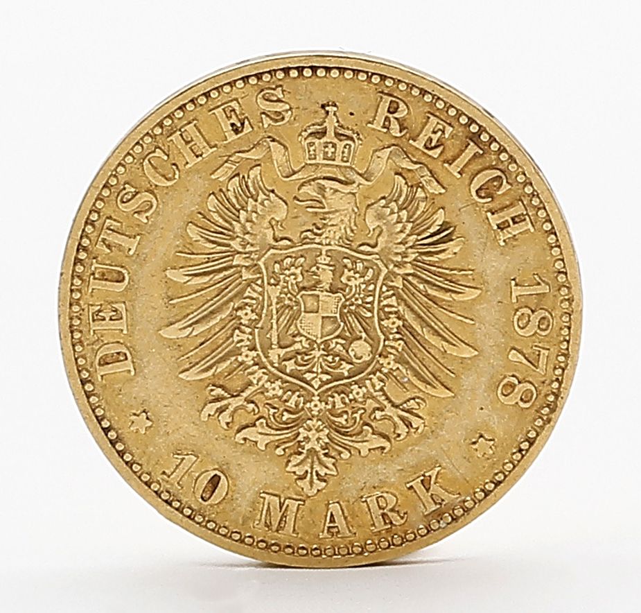 Mecklenburg-Schwerin, Friedrich Franz II., 10 Mark 1878 A.