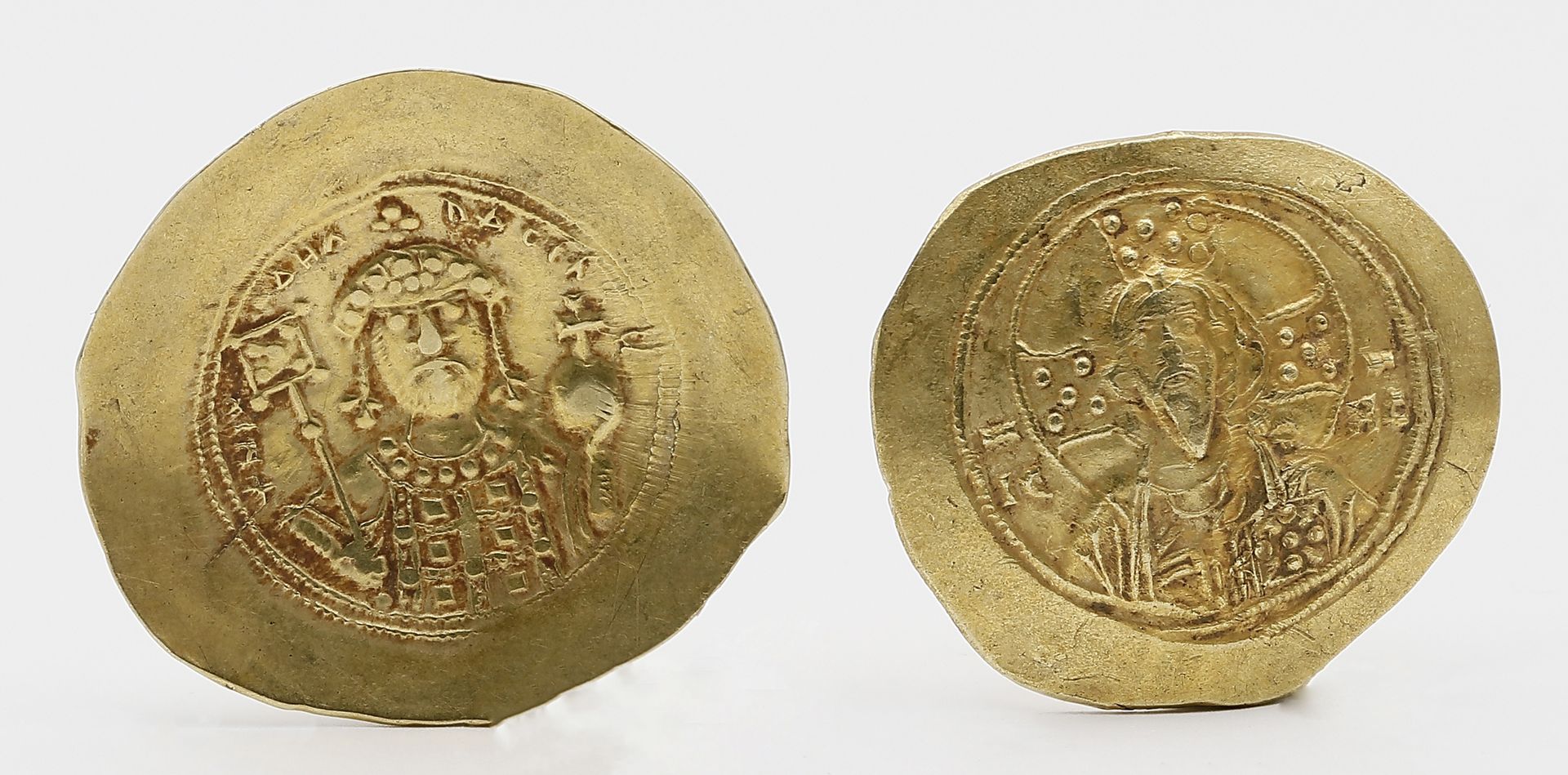 Byzanz, Michael VII. (1071-1078), zwei Histamenon-Münzen.
