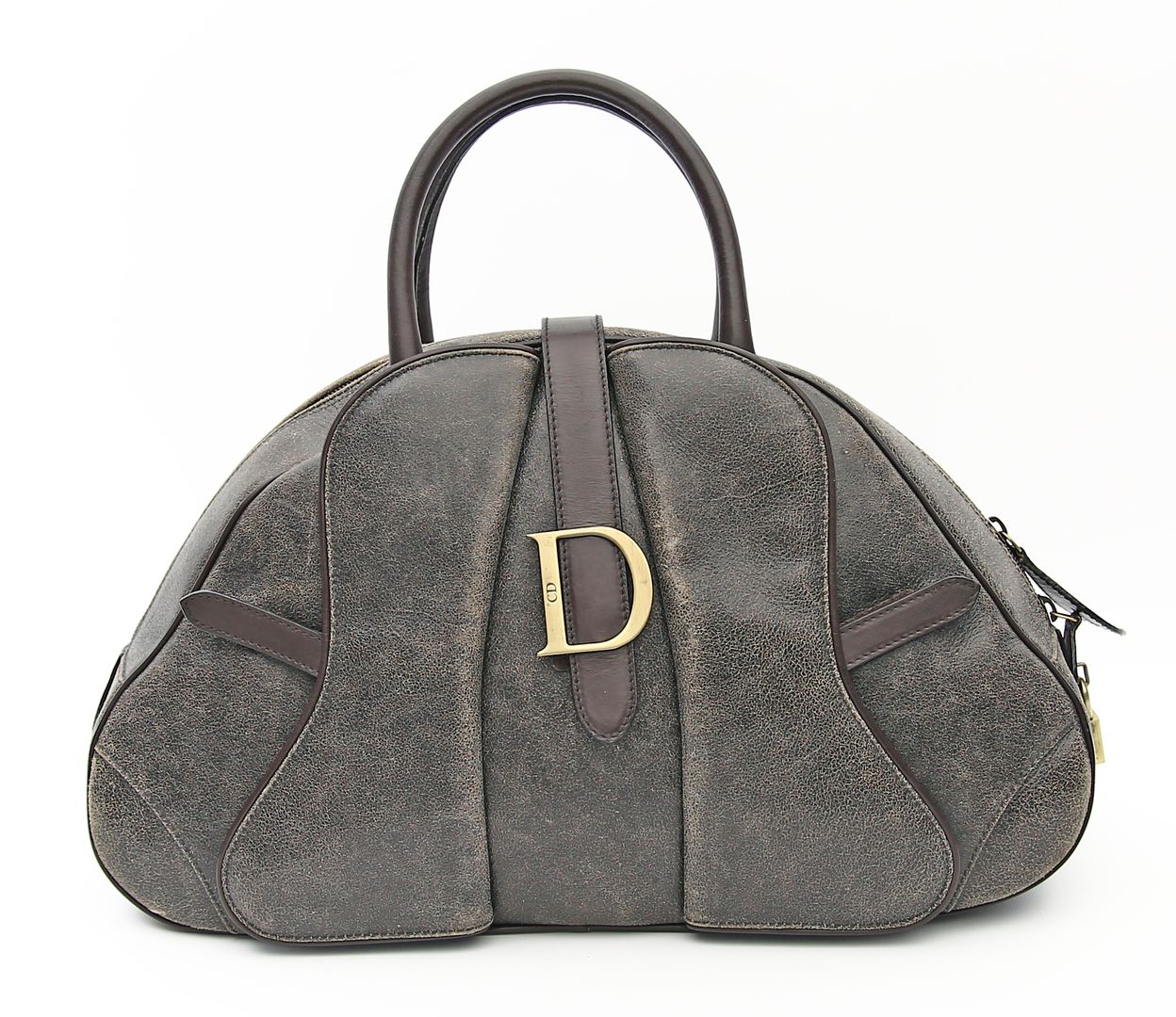 Vintage "Saddle Bowler Bag", Christian Dior.