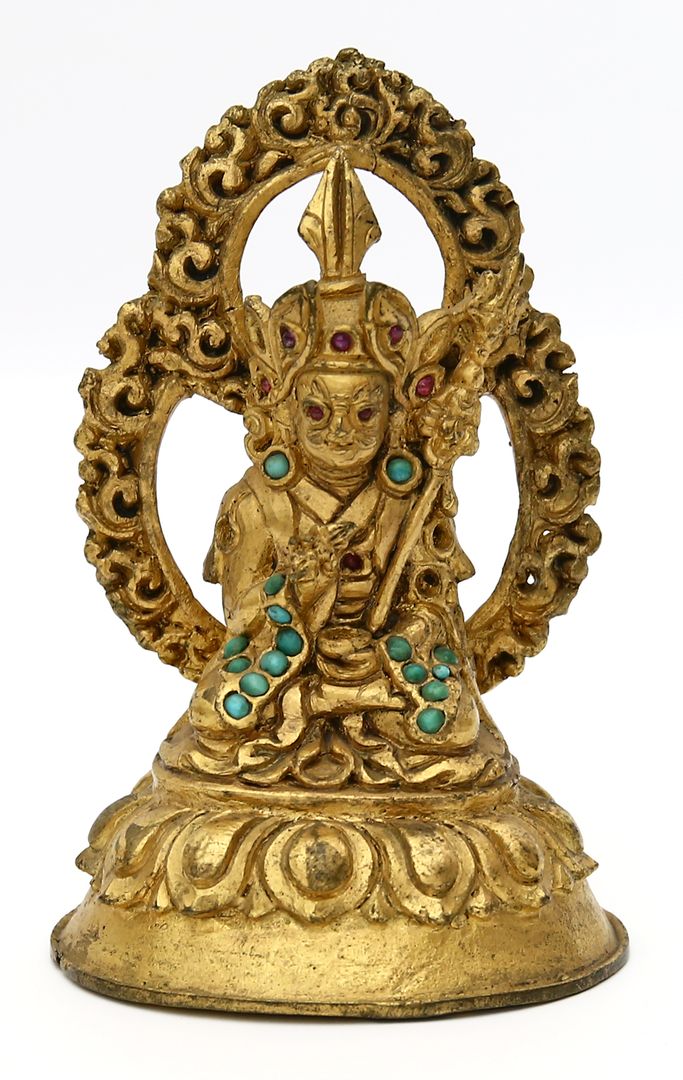 Skulptur wohl des Padmasambhava.