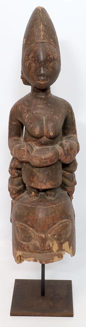 Ahnenfigur "Mutter mit Kindern", Dogon.