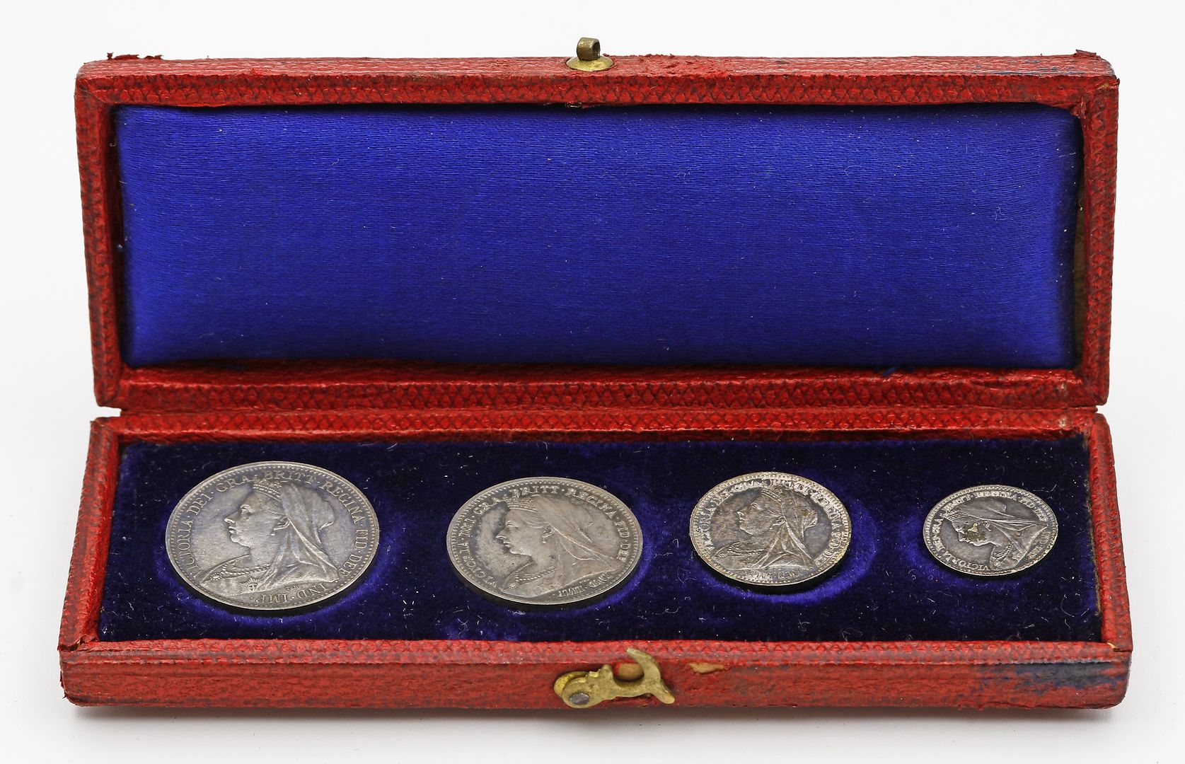 Grossbritannien, Victoria, Maundy-Coin-Set 1901.