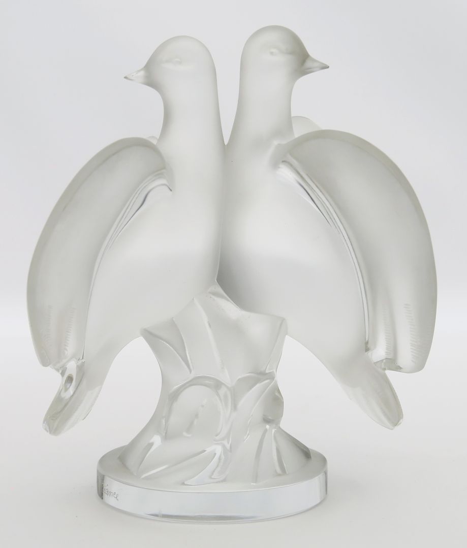 Taubenpaar "Ariane", Lalique.