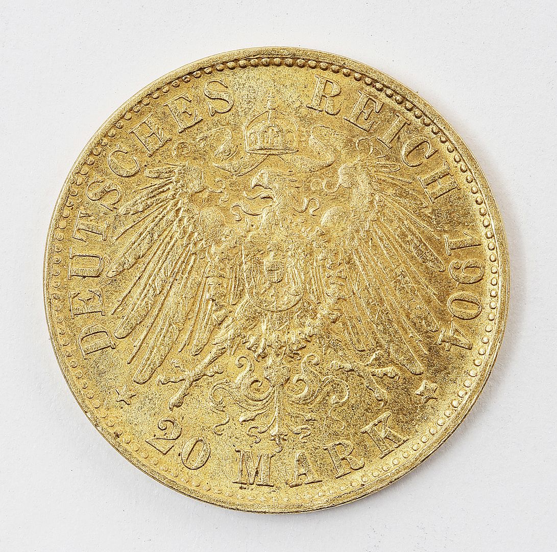 Preußen, Wilhelm II., 20 Mark 1904 A.