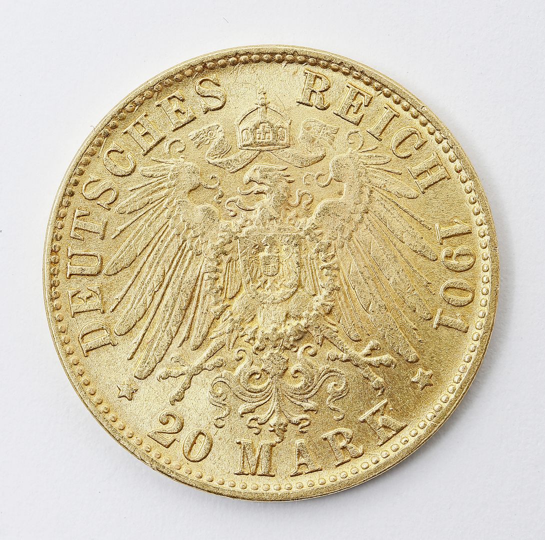 Preußen, Wilhelm II., 20 Mark 1901 A.