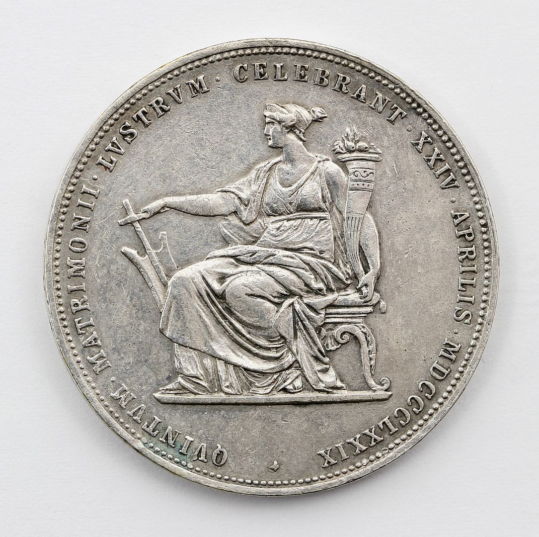 Österreich, Franz Josef I. und Elisabeth, Doppelgulden 1879.