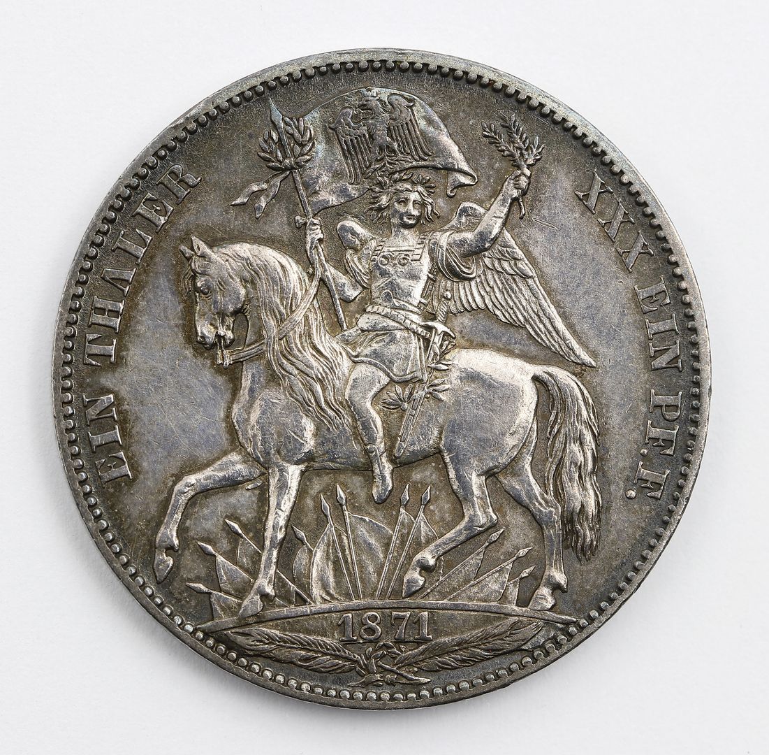 Sachsen, Königreich, Johann, Siegestaler 1871 E.