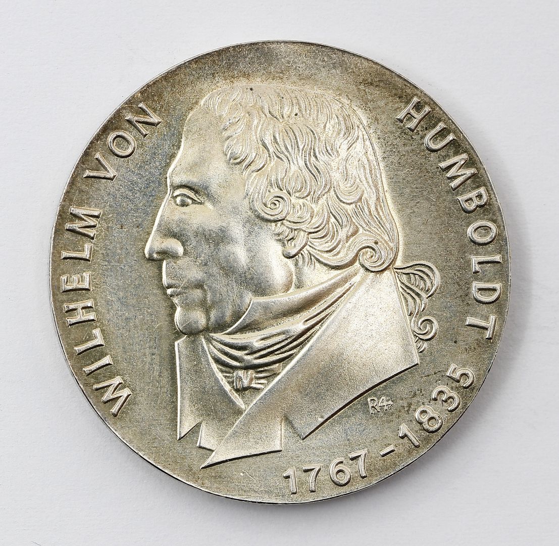DDR, 20 Mark "200. Geburtstag Wilhelm von Humboldt", 1967.