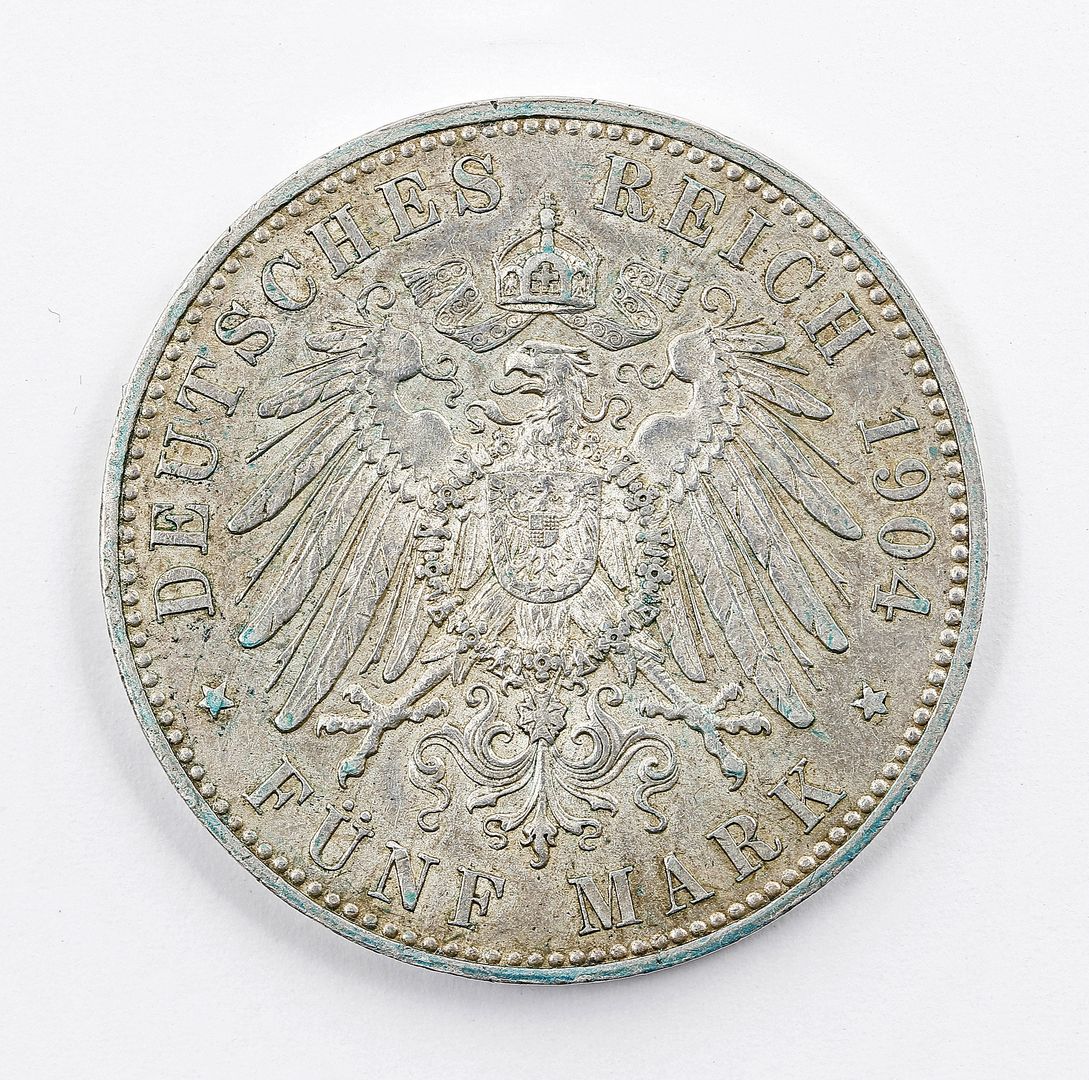 Mecklenburg-Schwerin, 5 Mark 1904 A.