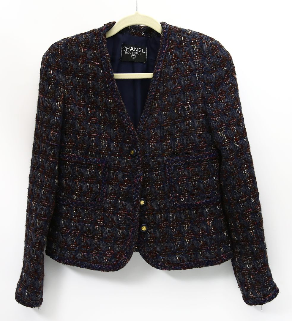 Vintage-Tweed-Jacke, Chanel.