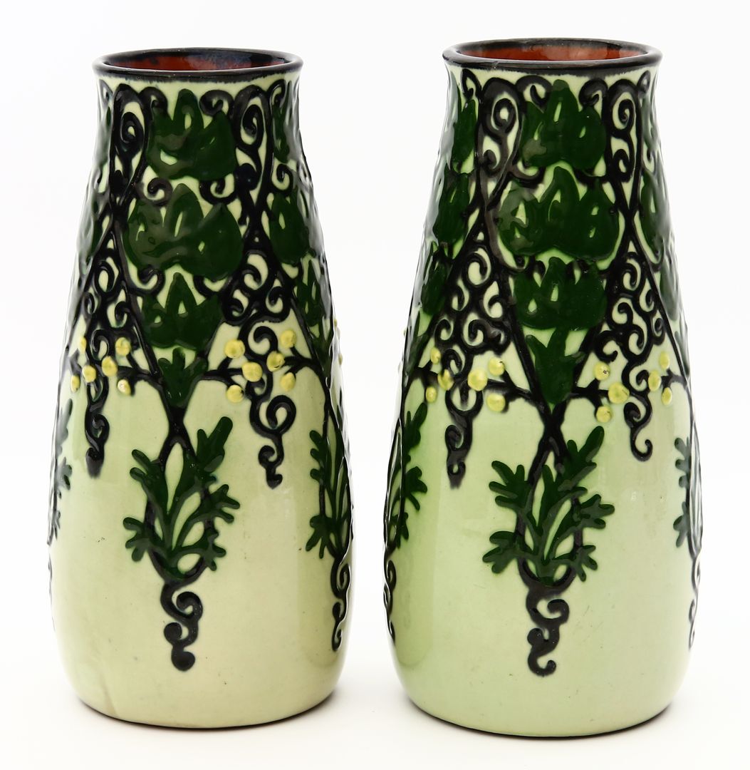 Paar Jugendstil-Vasen, Kandern.