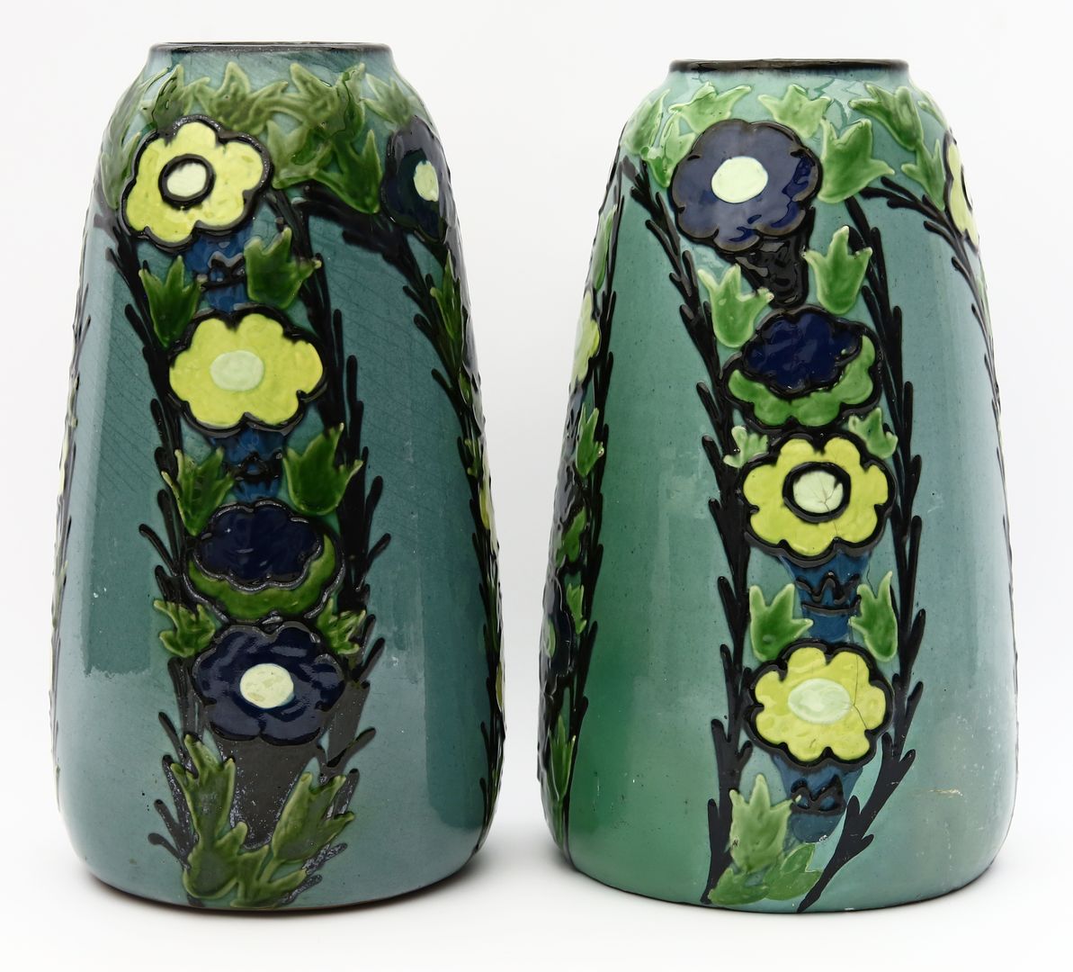 Paar Jugendstil-Vasen, Kandern.