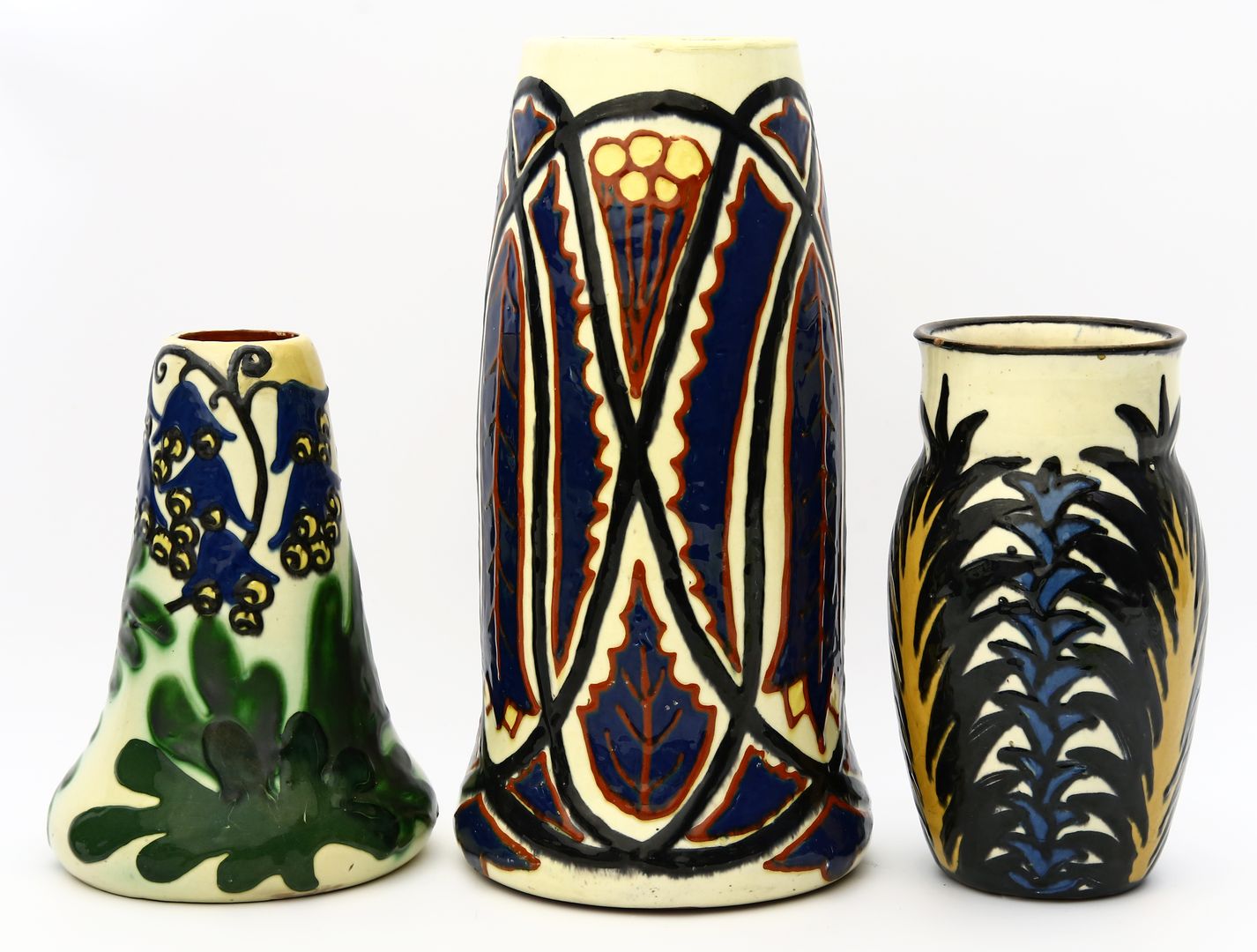 Drei Jugendstil-Vasen, Kandern.