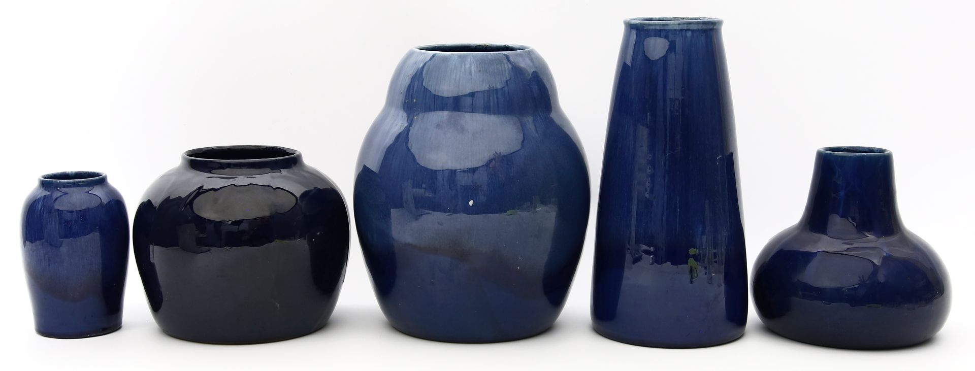 Fünf Jugendstil-Vasen, Kandern.