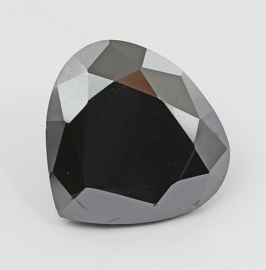 Schwarzer Diamant, 9,87 ct.