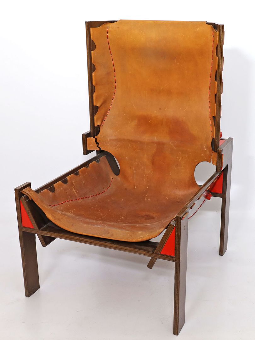 Brutalismus-Designer-Chair.