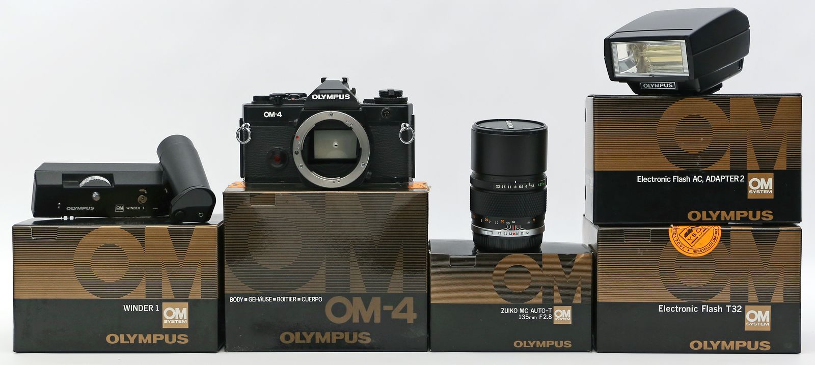 Spiegelreflexkamera "Olympus OM-4".