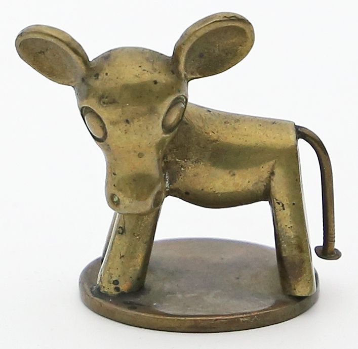 Skulptur stilisierter Esel, Hagenauer.