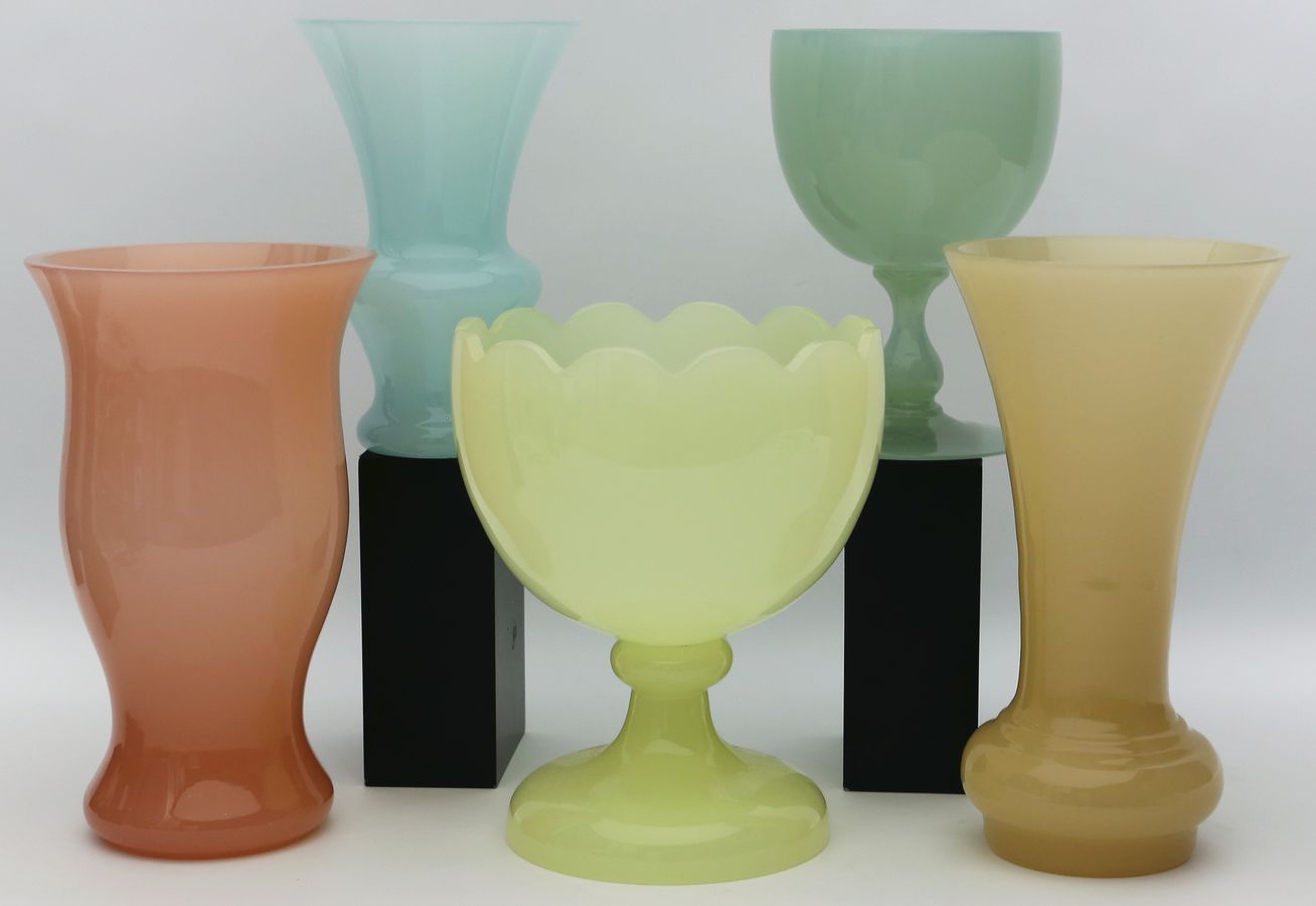 5 Vasen, Cenedese Murano.
