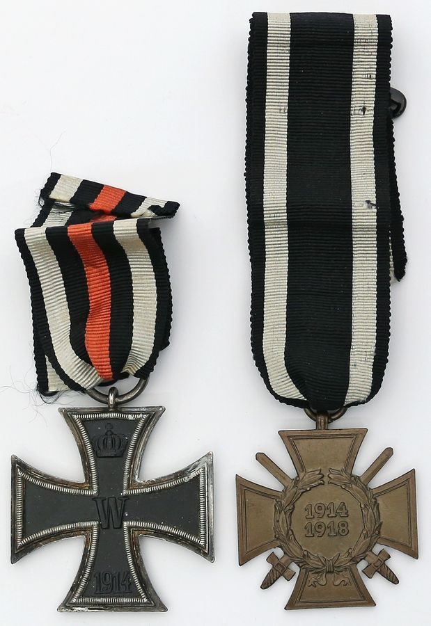 Eisernes Kreuz 2. Klasse, 1. WK und KVK.