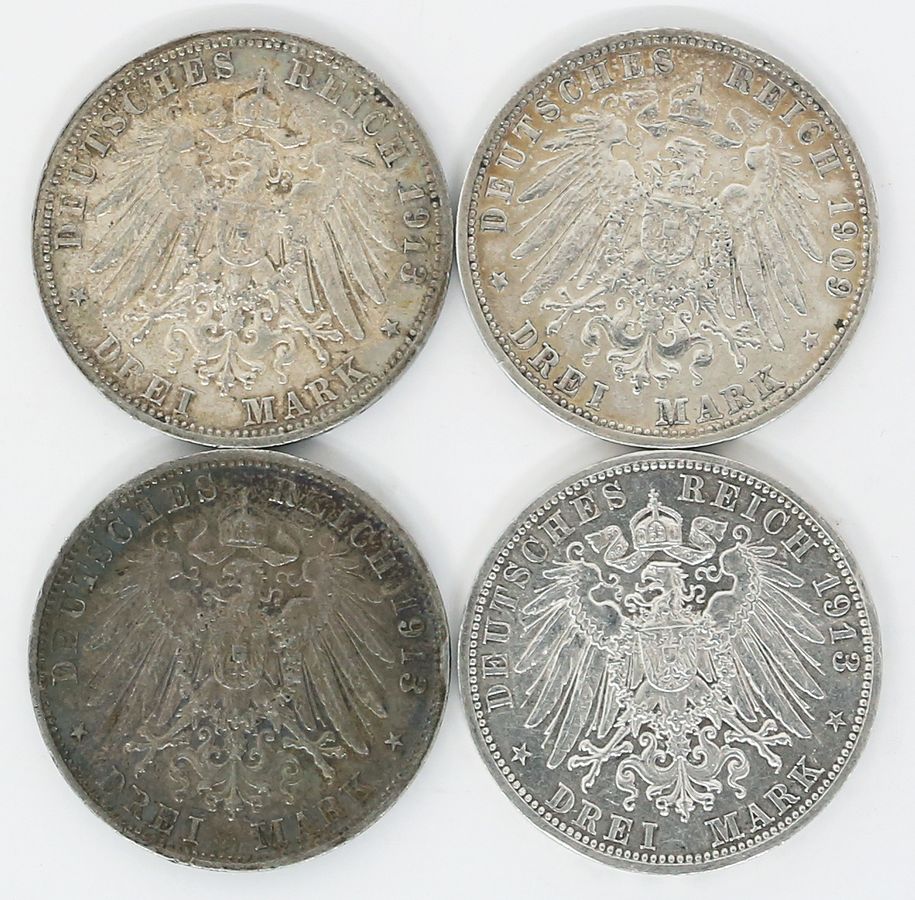 Sachsen, Friedrich August und Baden, Wilhelm II.
