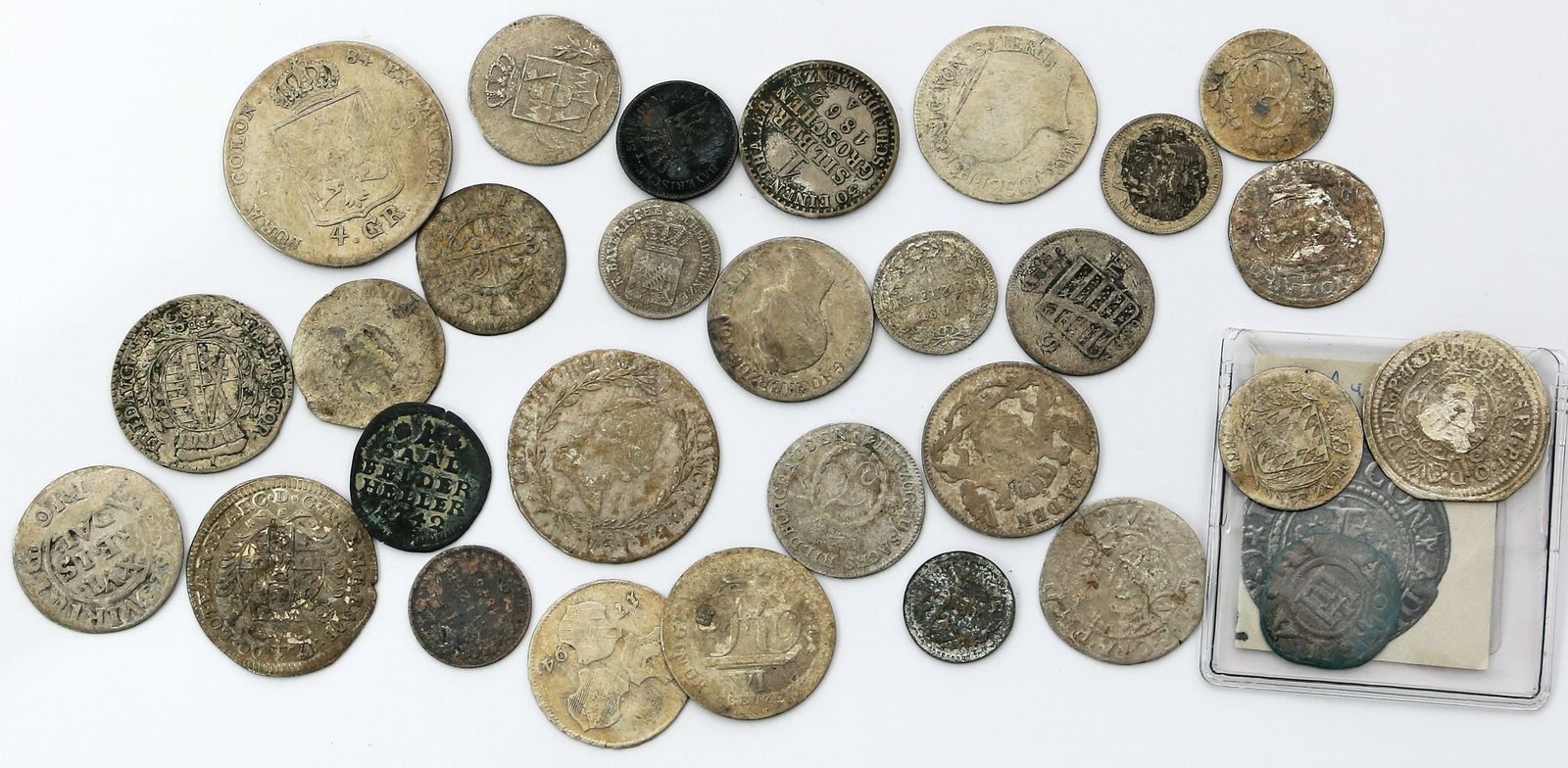 29 Kleinmünzen, 17. bis 19. Jh.