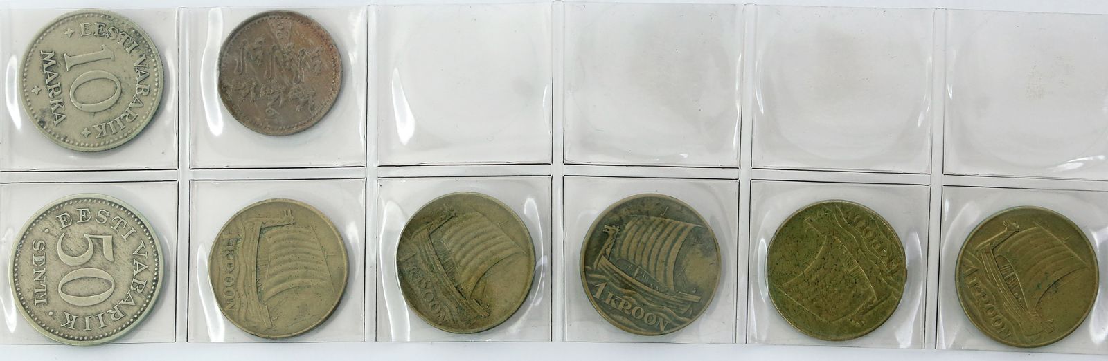 8 Münzen, Estland: