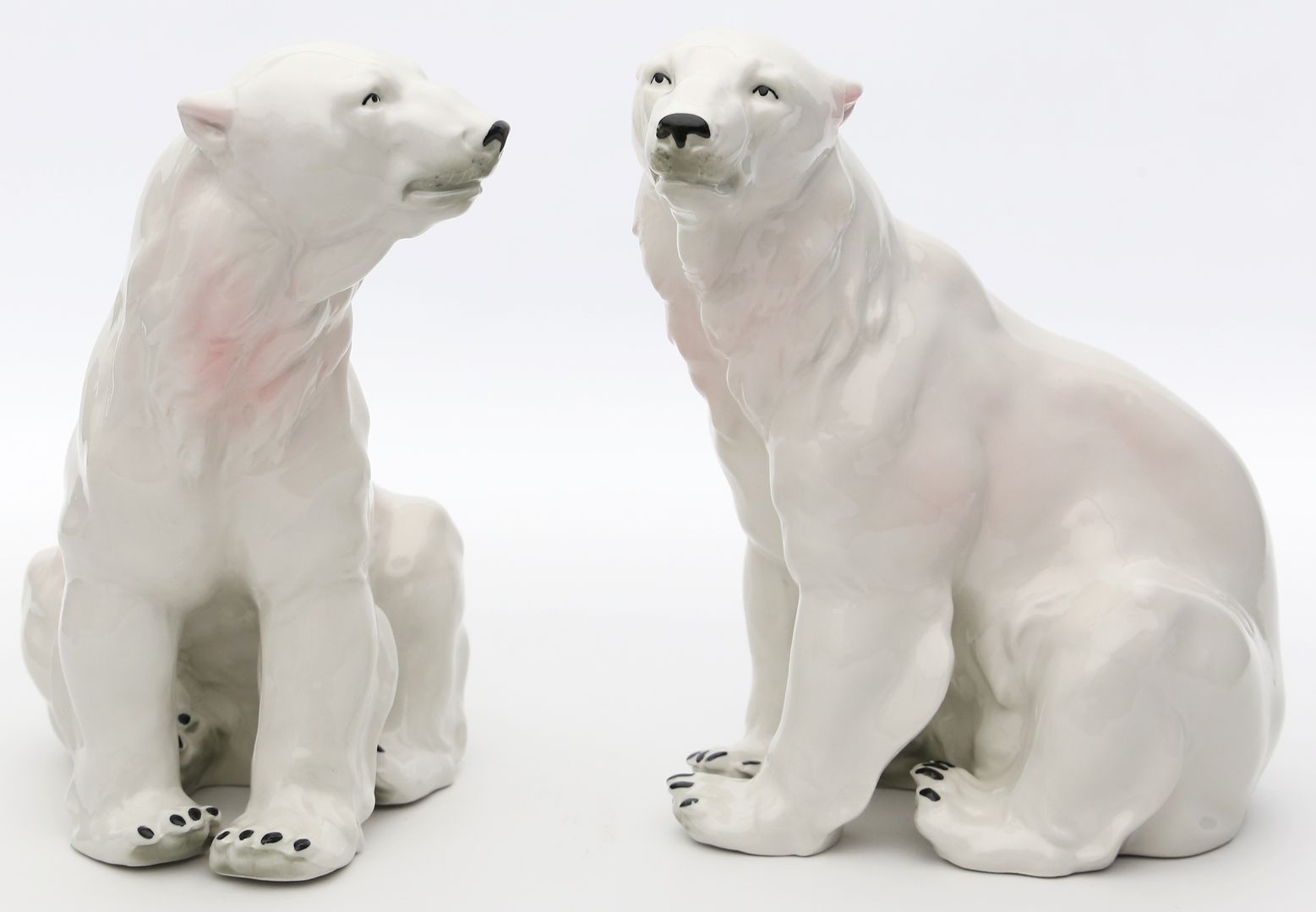 Paar Skulpturen "Eisbär".