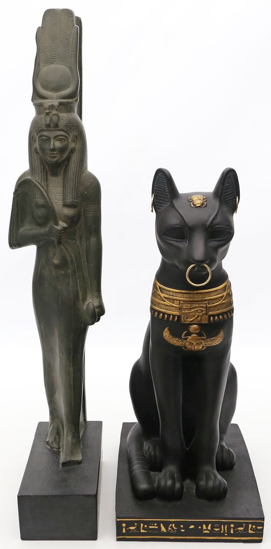 Skulptur der Göttin Hathor,