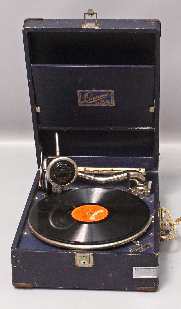 Koffergrammophon "Limania Real Record".