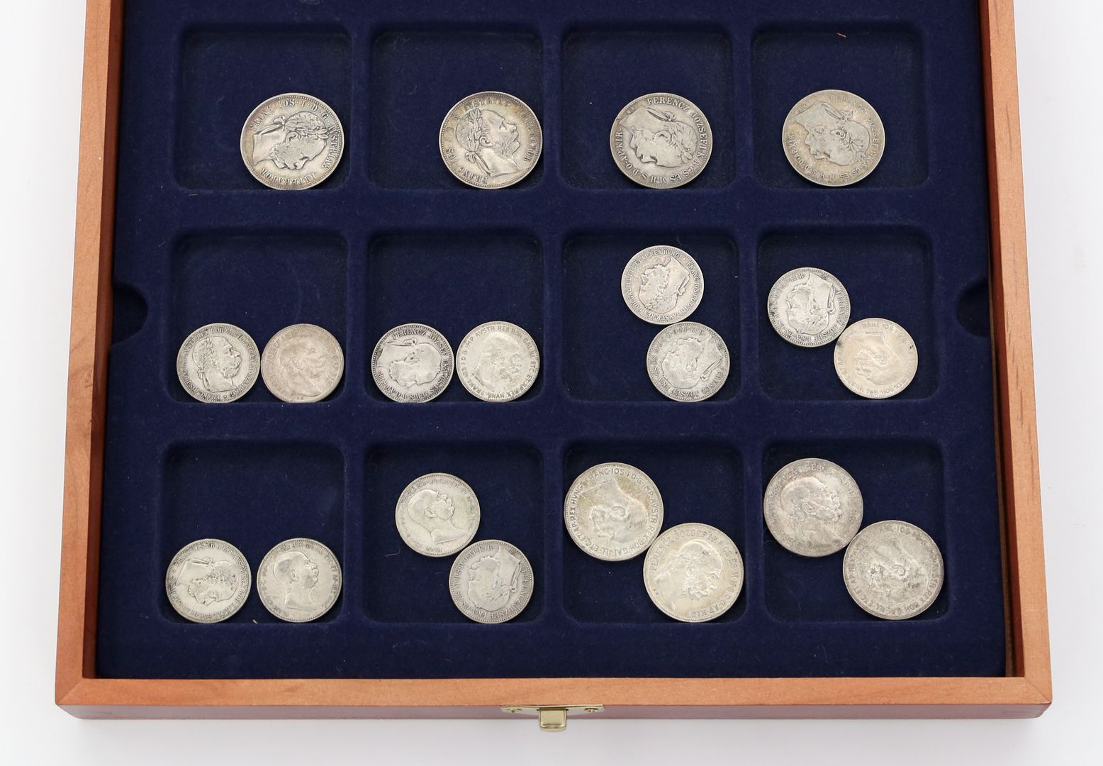 Ungarn, Franz Joseph I., Sammlung von 20 Silbermünzen: