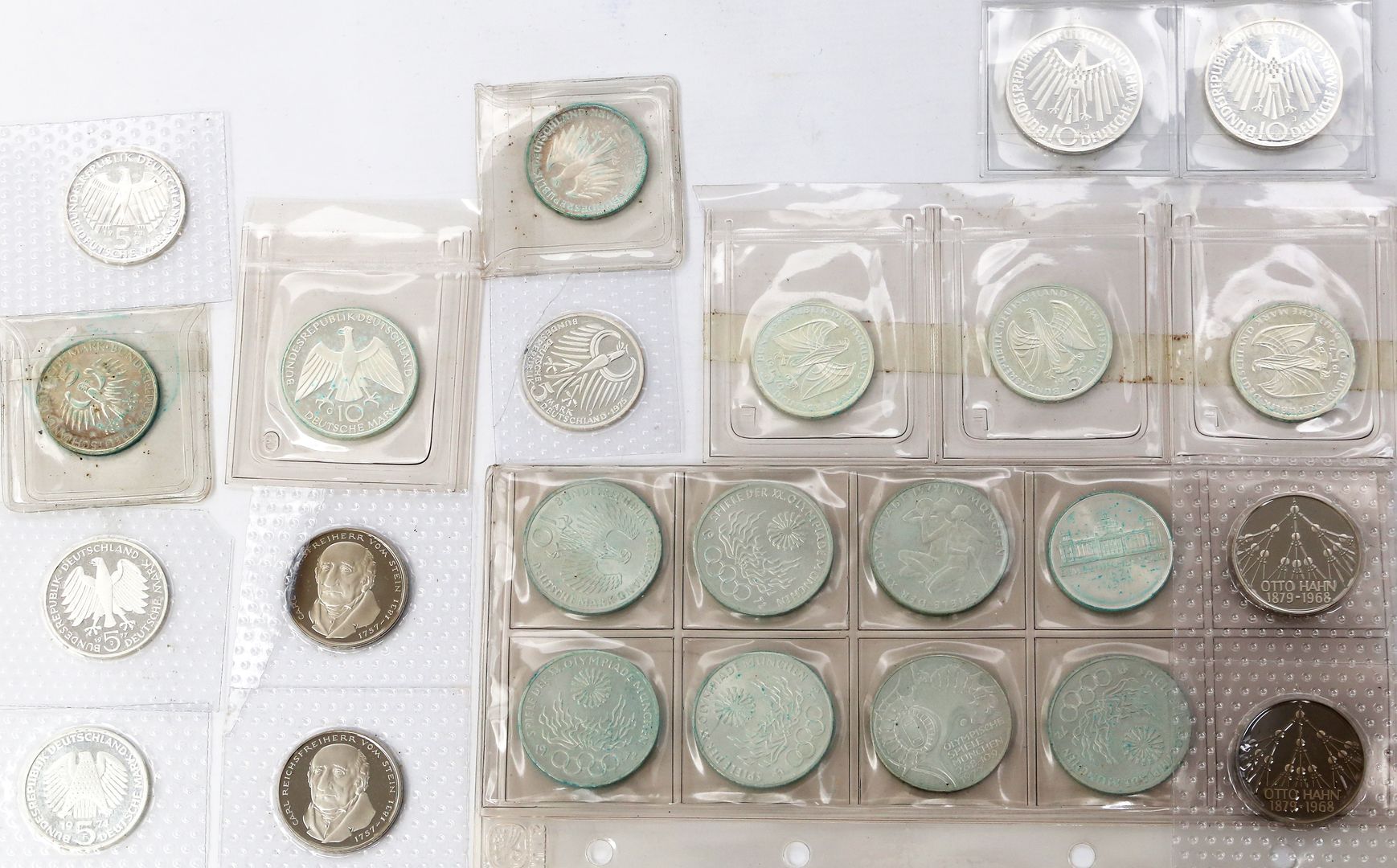 Sammlung von 24 Gedenkmünzen BRD.
