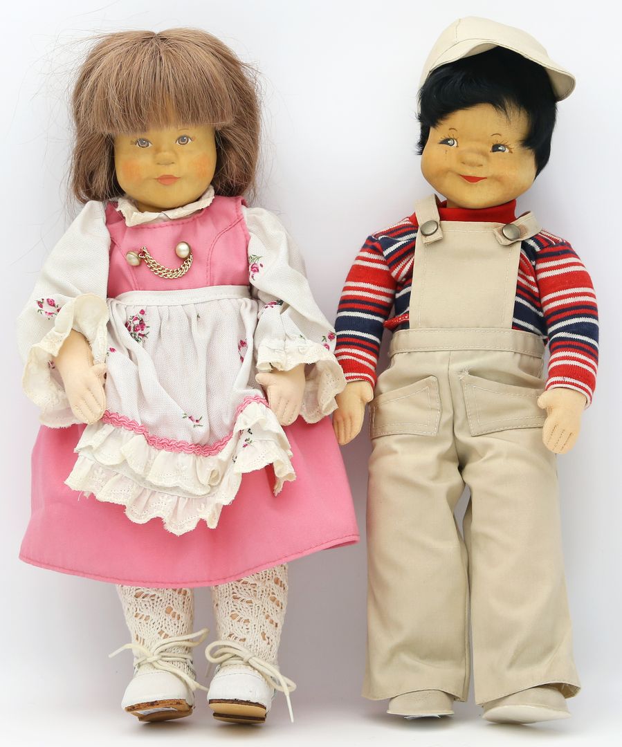 Paar Krahmer-Puppen.