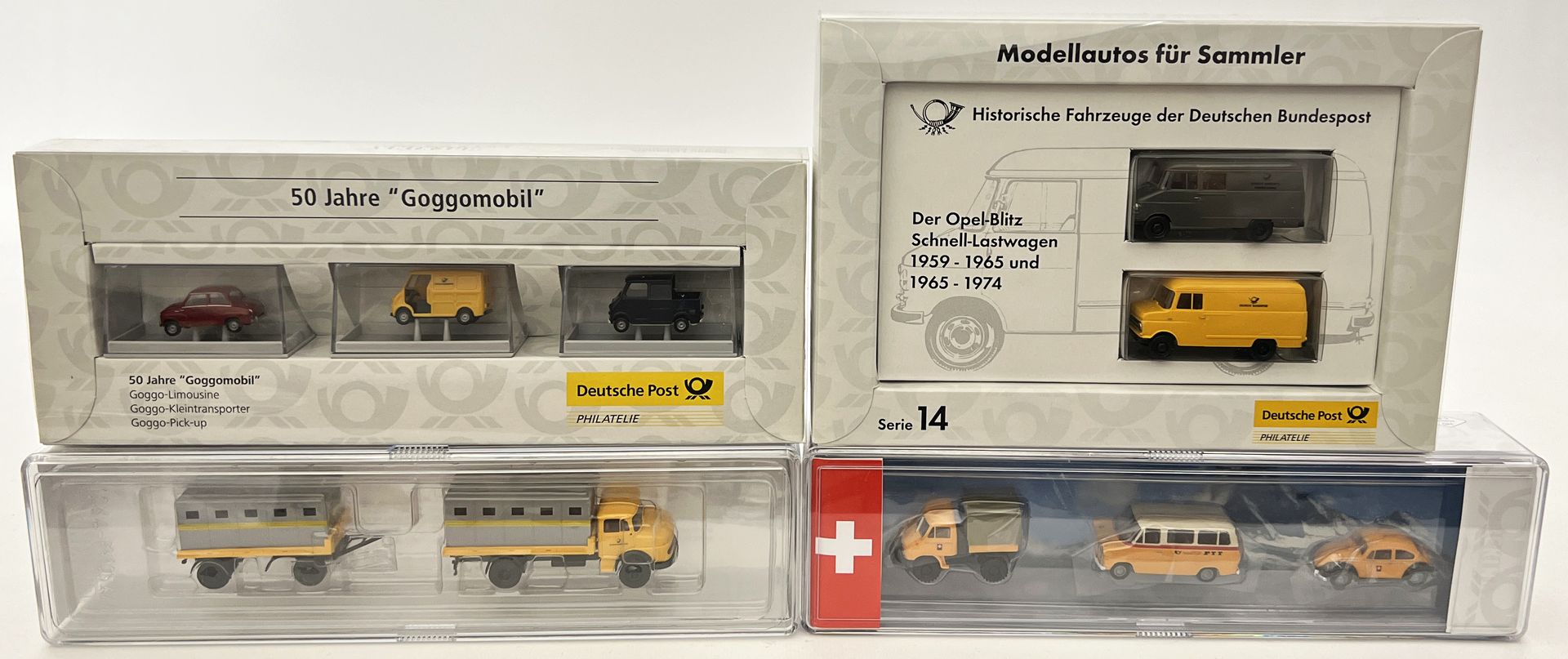 32 Modellautos "Deutsche Post", Brekina 1:87.