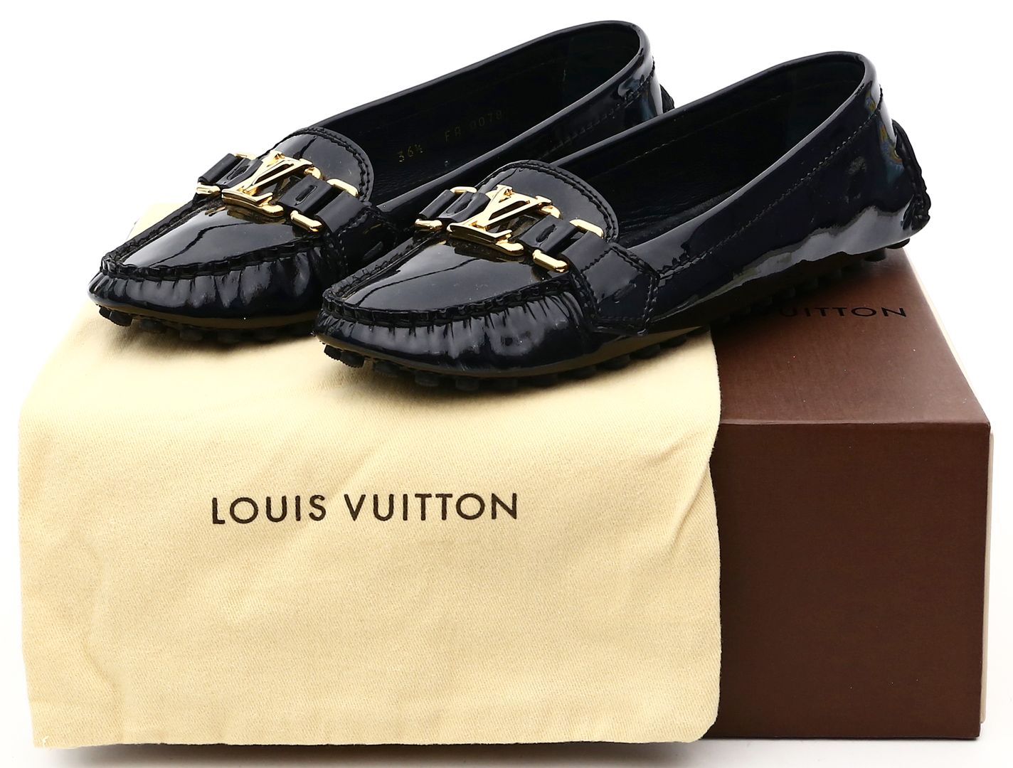 Damenmokassins, Louis Vuitton.