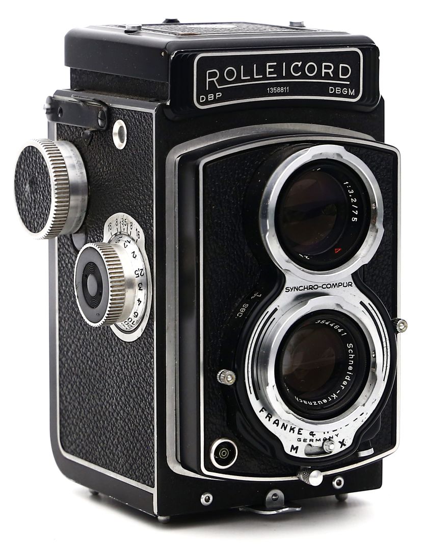 2-äugige Spiegelreflex-Kamera "Rolleicord".