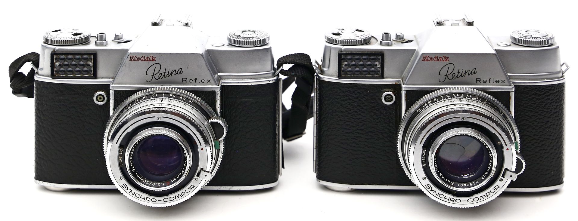 2 Spiegelreflex-Kameras "RETINA REFLEX", Kodak.