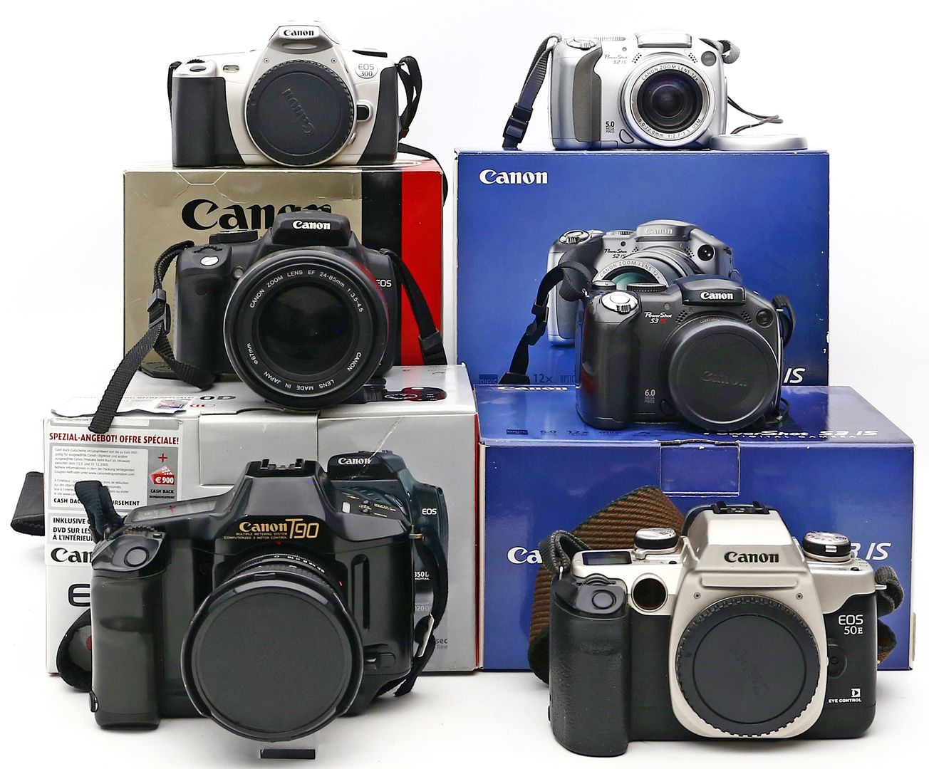 6 Kameras, Canon.