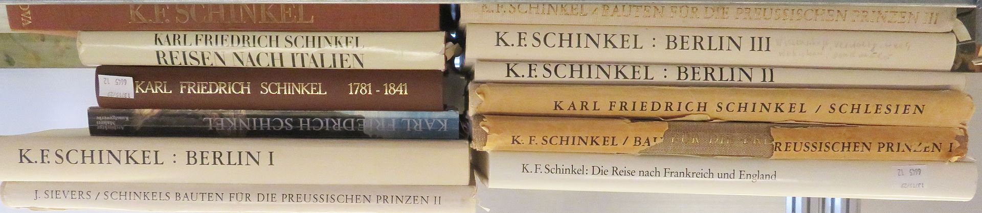 12 Bücher zu Karl Friedrich Schinkel.