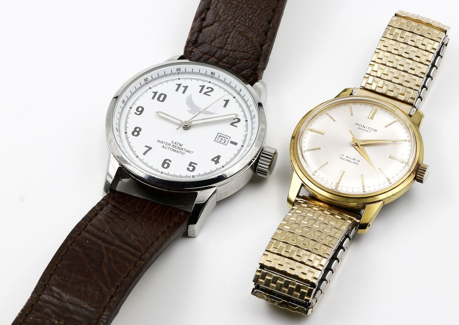 2 Herren-Armbanduhren.