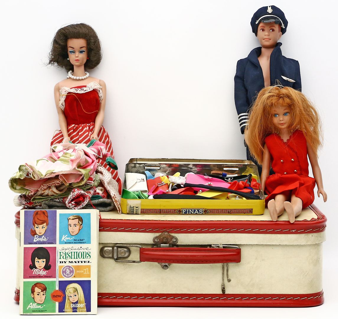3-köpfige Puppenfamilie, Mattel: