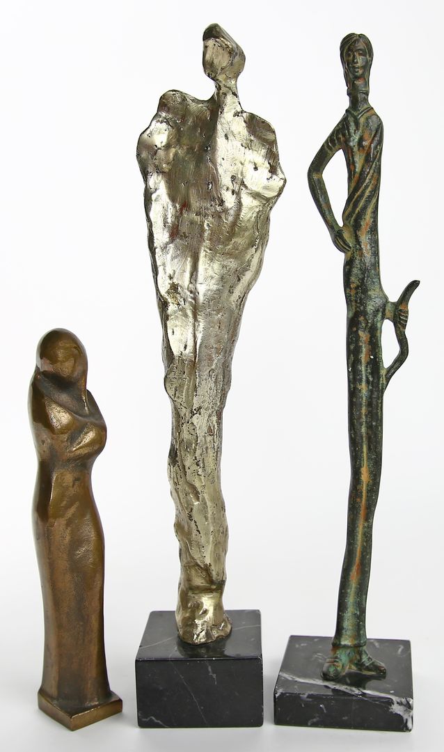 3 moderne Skulpturen.