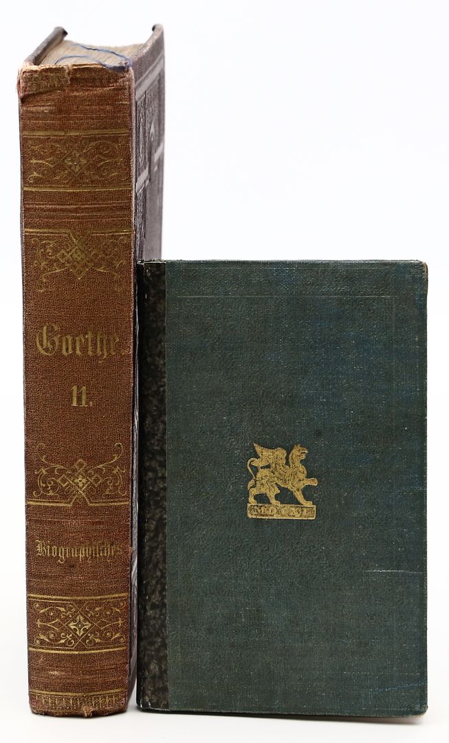 2 alte Bücher von Goethe: