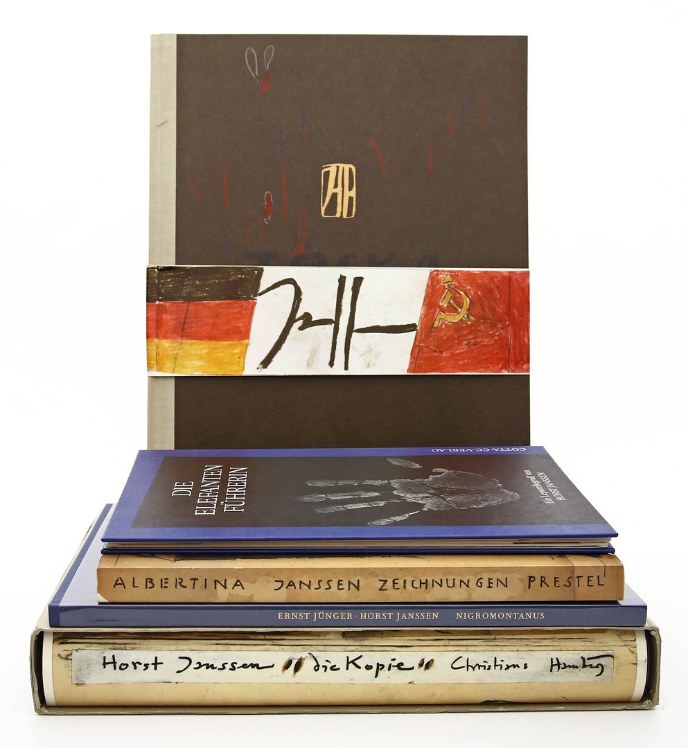 5 Bücher über Horst Janssen.