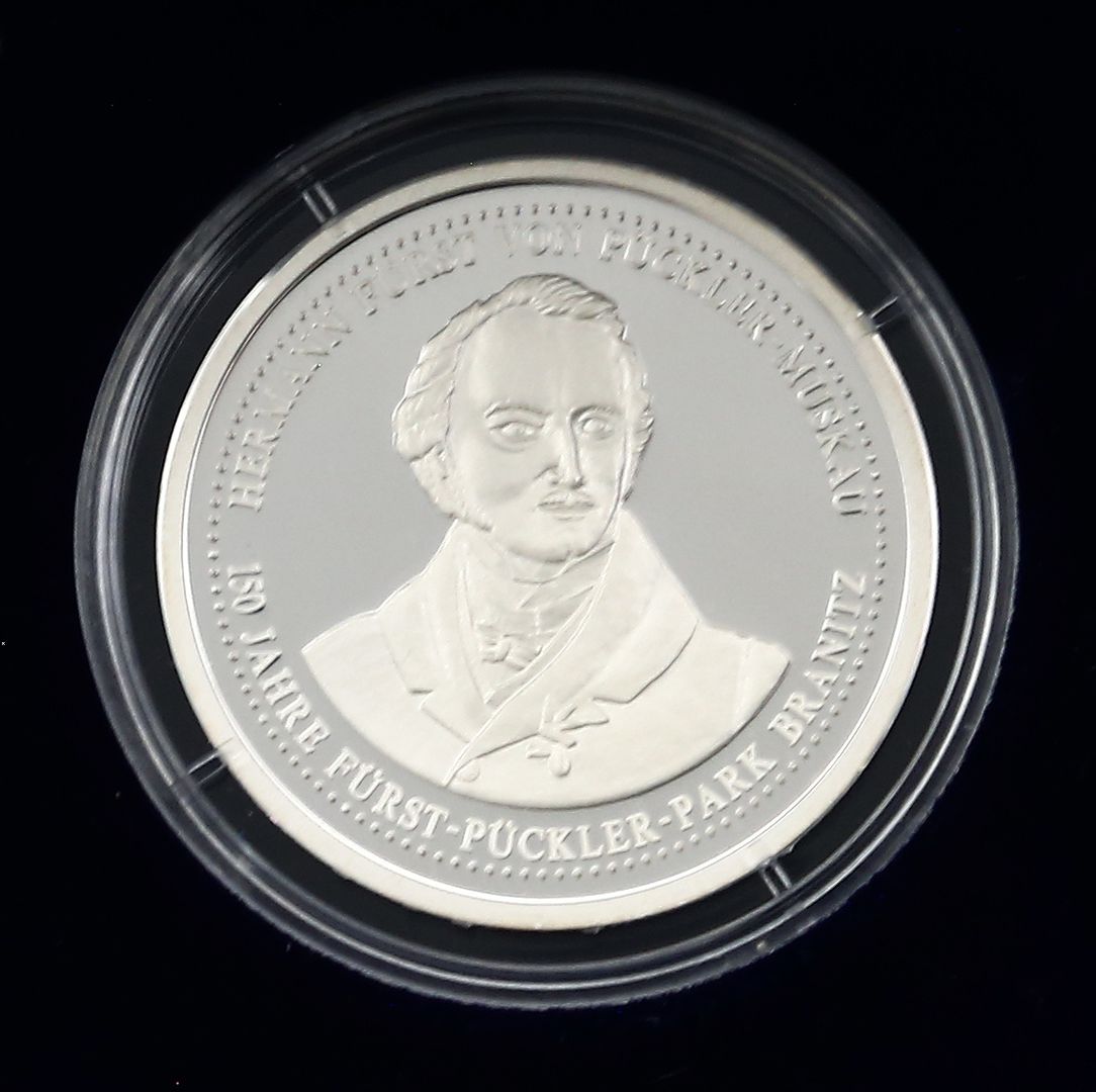 Medaille "150 Jahre Fürst-Pückler-Park Branitz".